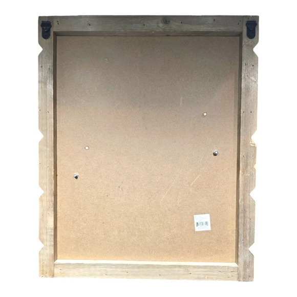 Kitchen Wall Hanging Real Wood with Metal Applique "Just Beat It" - Picture 2 of 3